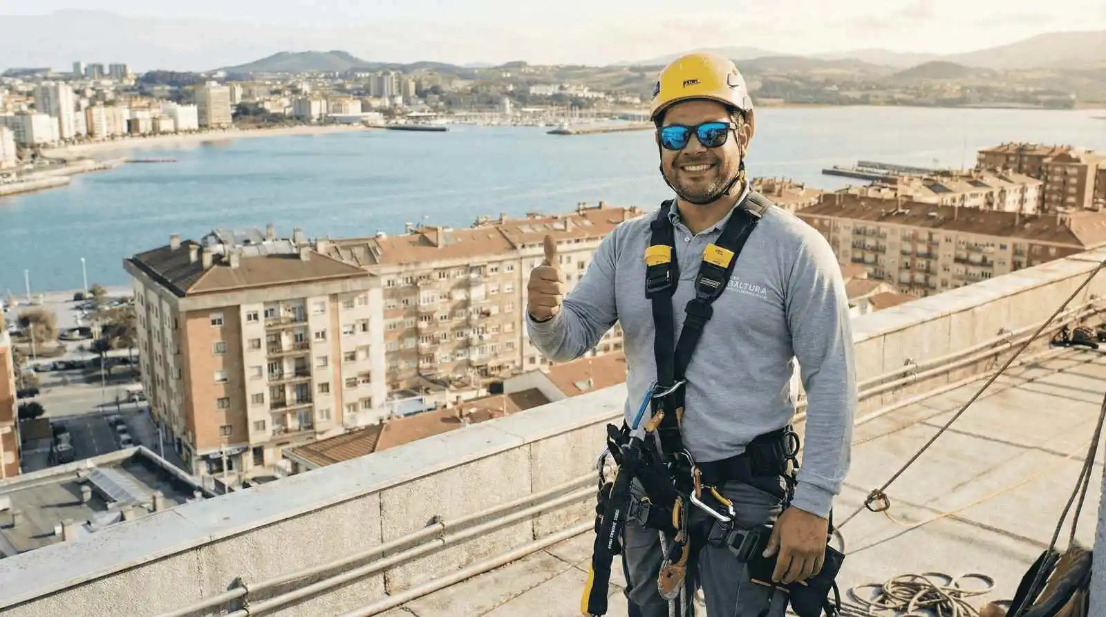 Equipo de construcción trabajando